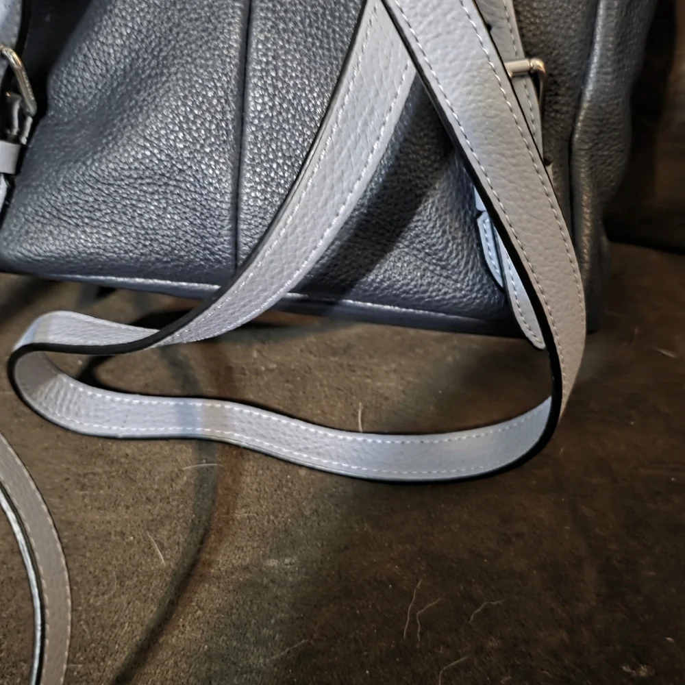 Brand New Without Tags Coach Pennie Leather Mini Bookbag Backpack Navy - Picture 6 of 16